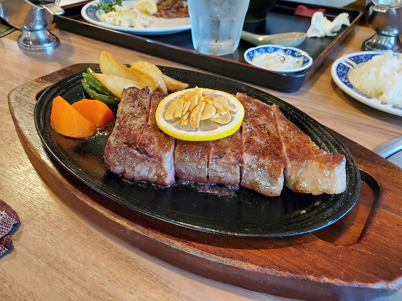 石垣牛のステーキ